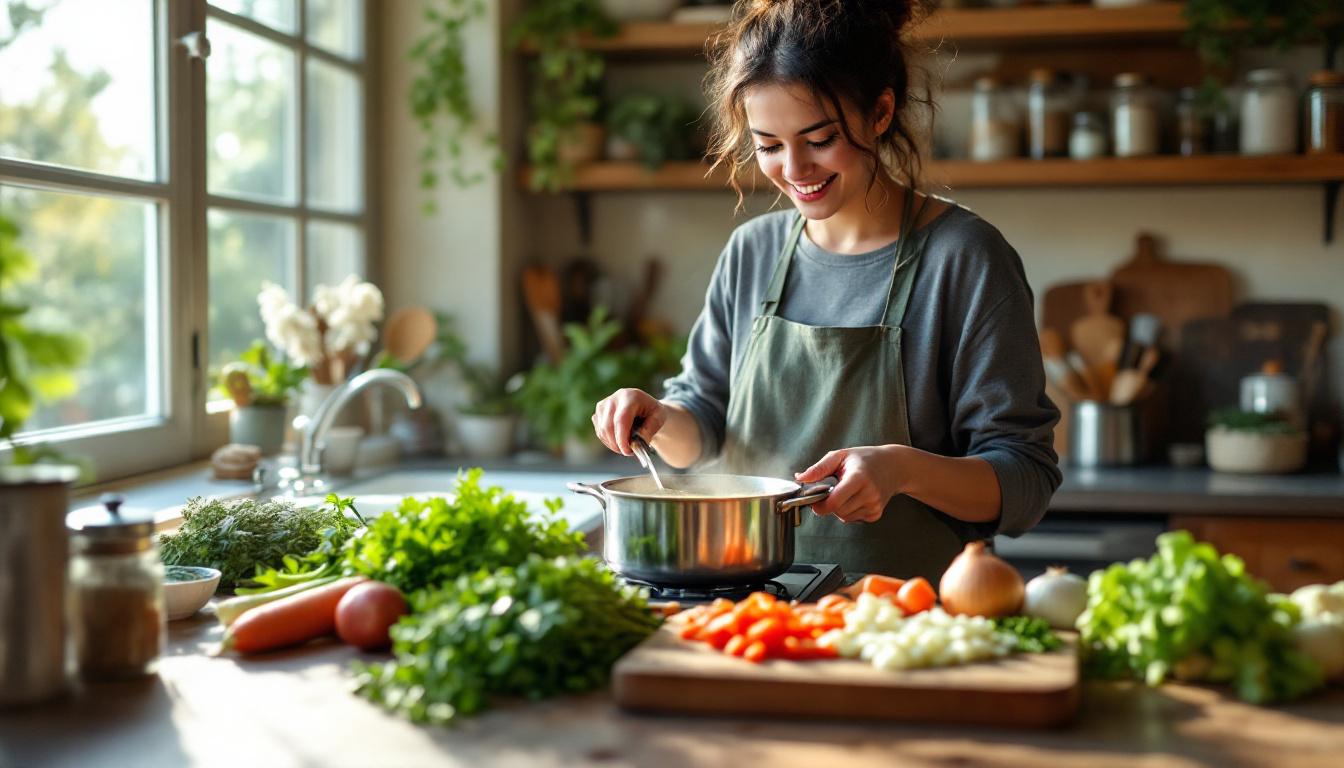 leer hoe je thuis de perfecte groentebouillon maakt voor risotto’s en soepen, met eenvoudige stappen en verse ingrediënten voor een rijke smaak.