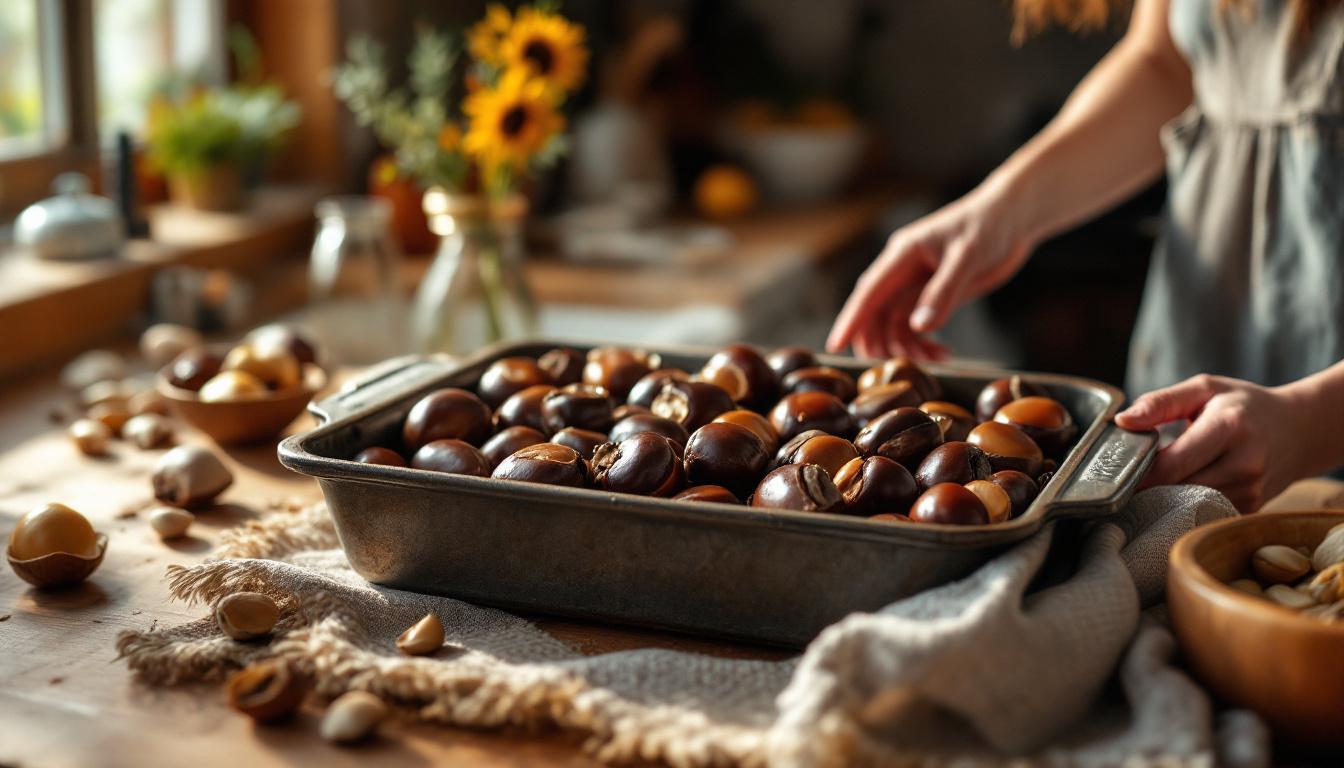 ontdek hoe je kastanjes perfect kunt roosteren in de oven zonder dat ze openscheuren. volg onze eenvoudige tips voor de lekkerste, knapperige kastanjes elke keer weer.