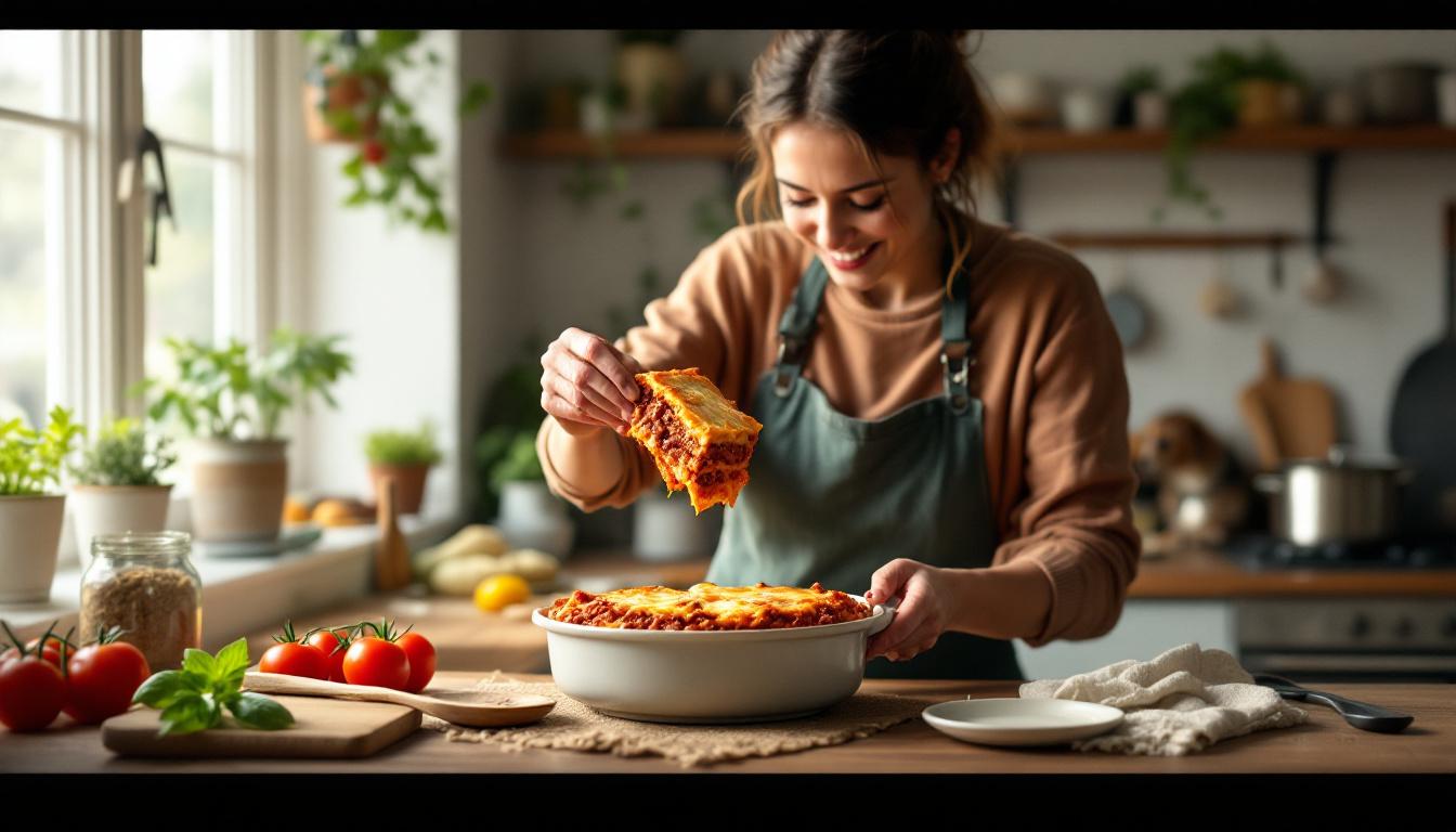 leer hoe je de perfecte lasagne met authentieke bolognesesaus maakt voor een heerlijke en sappige maaltijd.