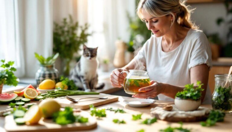 ontdek de beste natuurlijke diuretica, voedingsmiddelen en infusies om vochtretentie effectief te bestrijden en je gezondheid te verbeteren.