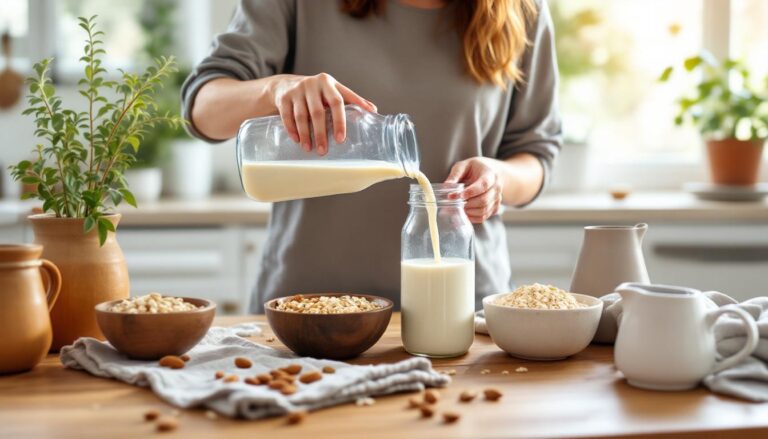leer hoe je gemakkelijk plantaardige melk maakt met slechts een paar eenvoudige ingrediënten. gezond, natuurlijk en heerlijk zelfgemaakt!