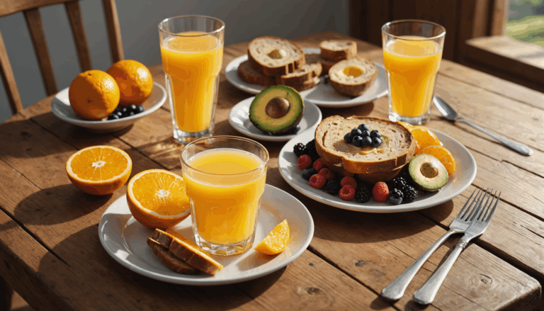 ontdek of sinaasappelsap bij het ontbijt echt gezond is, leer over de voordelen, mogelijke risico’s en de beste combinaties voor een energieke start van je dag.