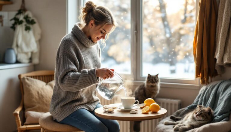 ontdek negen effectieve strategieën om in de winter genoeg water te drinken en gehydrateerd te blijven, ondanks de koude temperaturen.