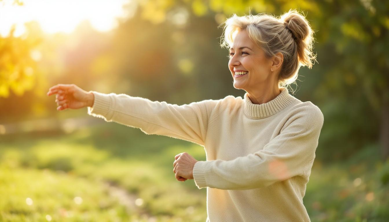 vijf minuten ochtendgymnastiek speciaal voor 50-plussers om je direct beter en energieker te voelen.