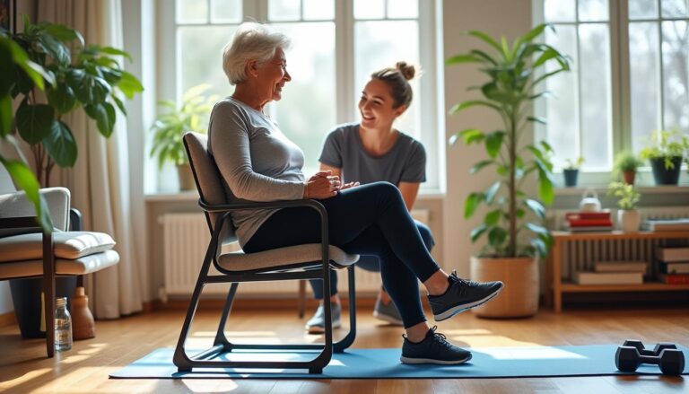 ontdek 4 zittende oefeningen die je benen sneller versterken dan squats, speciaal voor 65-plussers. verbeter je kracht veilig en effectief!