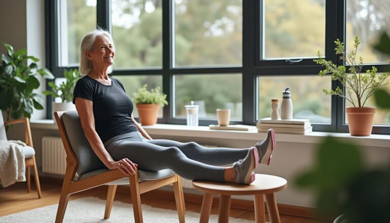ontdek 5 effectieve stoeloefeningen die slappe armen na je 50ste sneller verstevigen dan een traditionele gymsessie. eenvoudig thuis uit te voeren voor een stevige en strakkere uitstraling.
