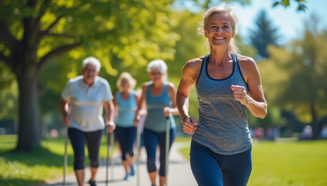 ontdek 5 wandel­oefeningen die uw buikspieren sneller versterken dan klassieke trainingen, speciaal ontworpen voor 60-plussers.