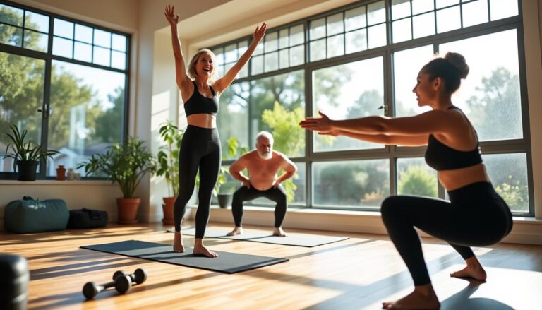 ontdek 7 snelle staande oefeningen die betere resultaten opleveren dan een uur trainen, speciaal ontworpen voor mensen ouder dan 45 jaar.