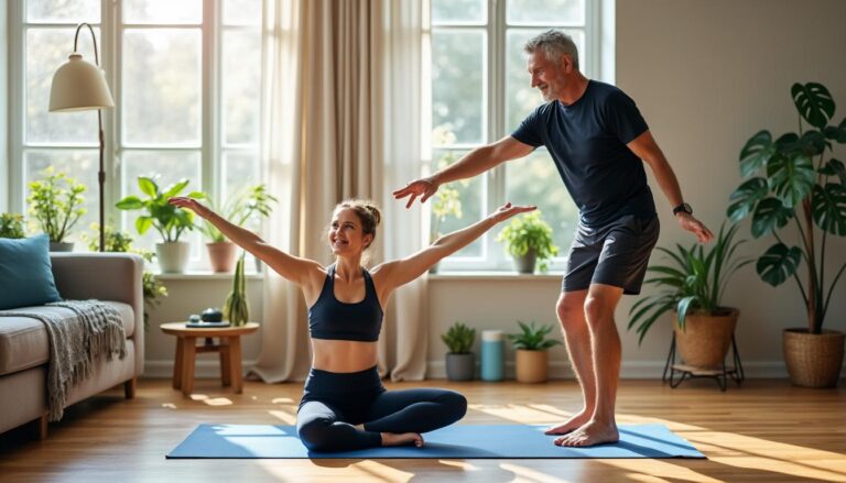 verbeter je balans thuis met deze 5 effectieve oefeningen met je eigen lichaamsgewicht, aanbevolen door een ervaren 68-jarige coach.