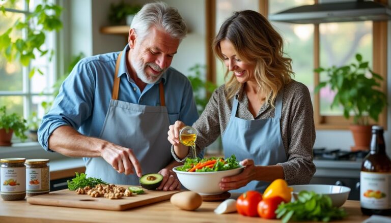 ontdek hoe gezonde vetten bijdragen aan sterke spieren en soepele gewrichten na je 55e voor een actief en vitaal leven.