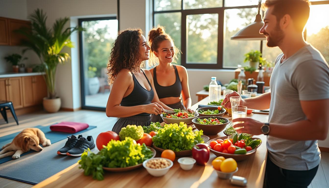 ontdek hoe je voeding en beweging effectief combineert voor een duurzame en gezonde fitheid op de lange termijn.