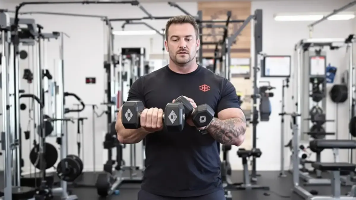6 oefeningen met halters om het bovenlichaam in balans te brengen volgens een ervaren coach